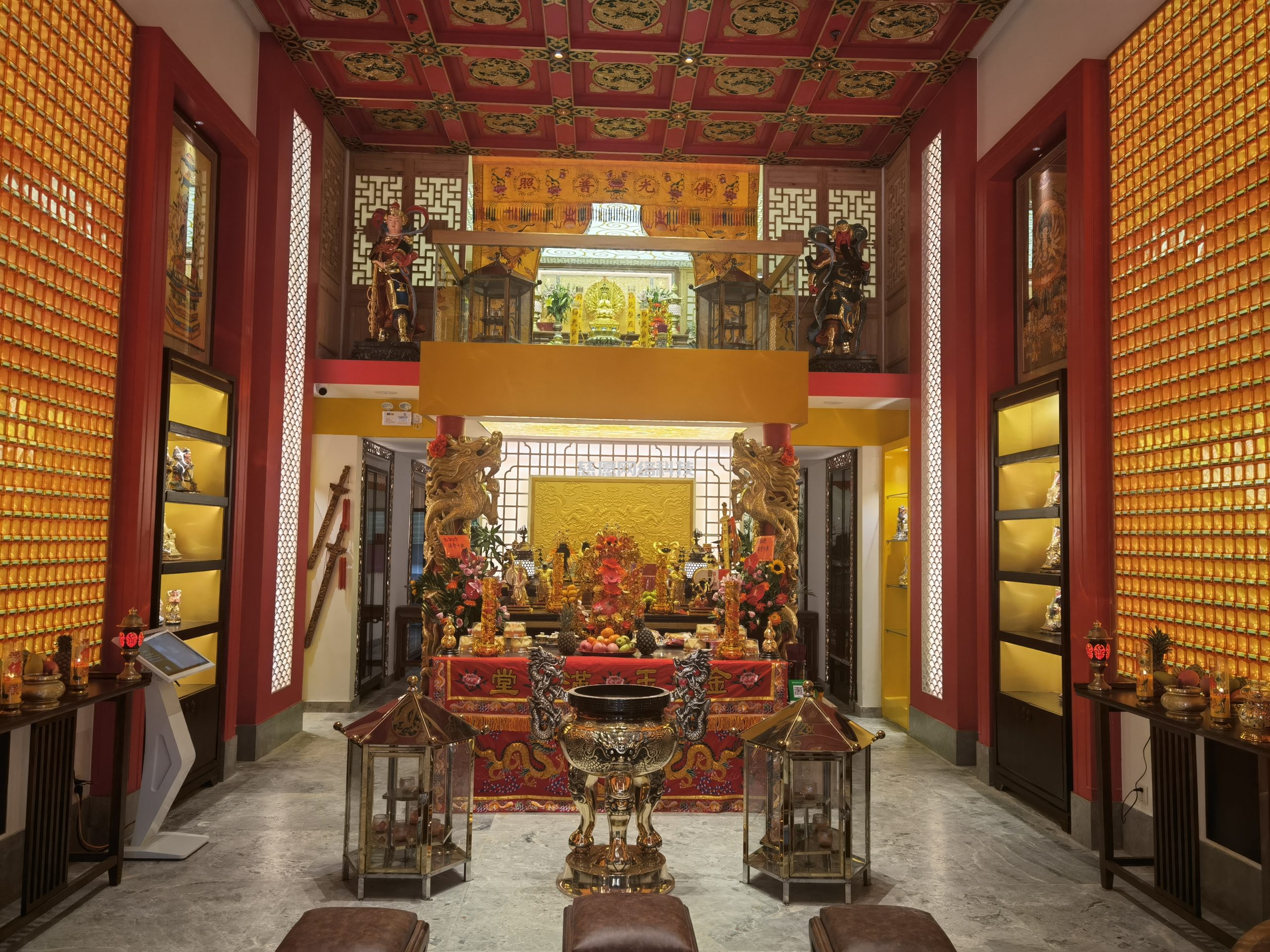 財神殿萬佛墻|上下兩層僅100平，萬神駐蹕，氣勢恢宏！