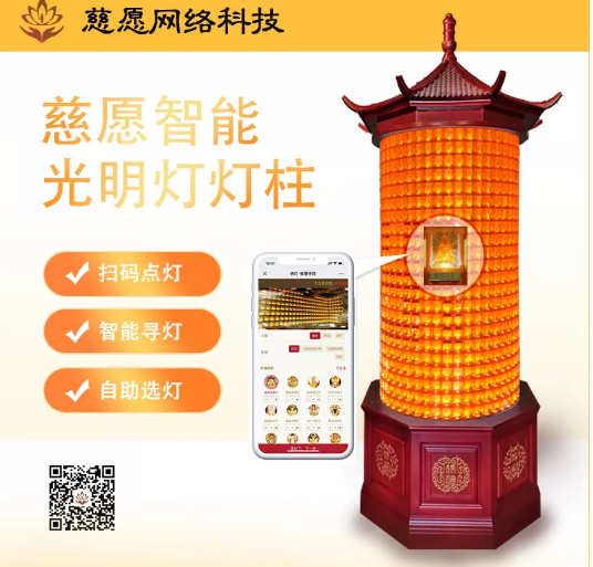 萬(wàn)佛墻-智能化尋燈和功德證書(shū)播報(bào)功能的作用說(shuō)明