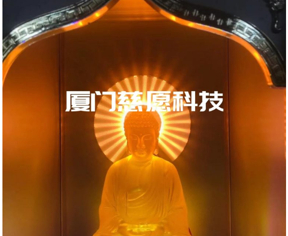 佛光燈-萬(wàn)佛墻最新研發(fā)燈光控制效果上線
